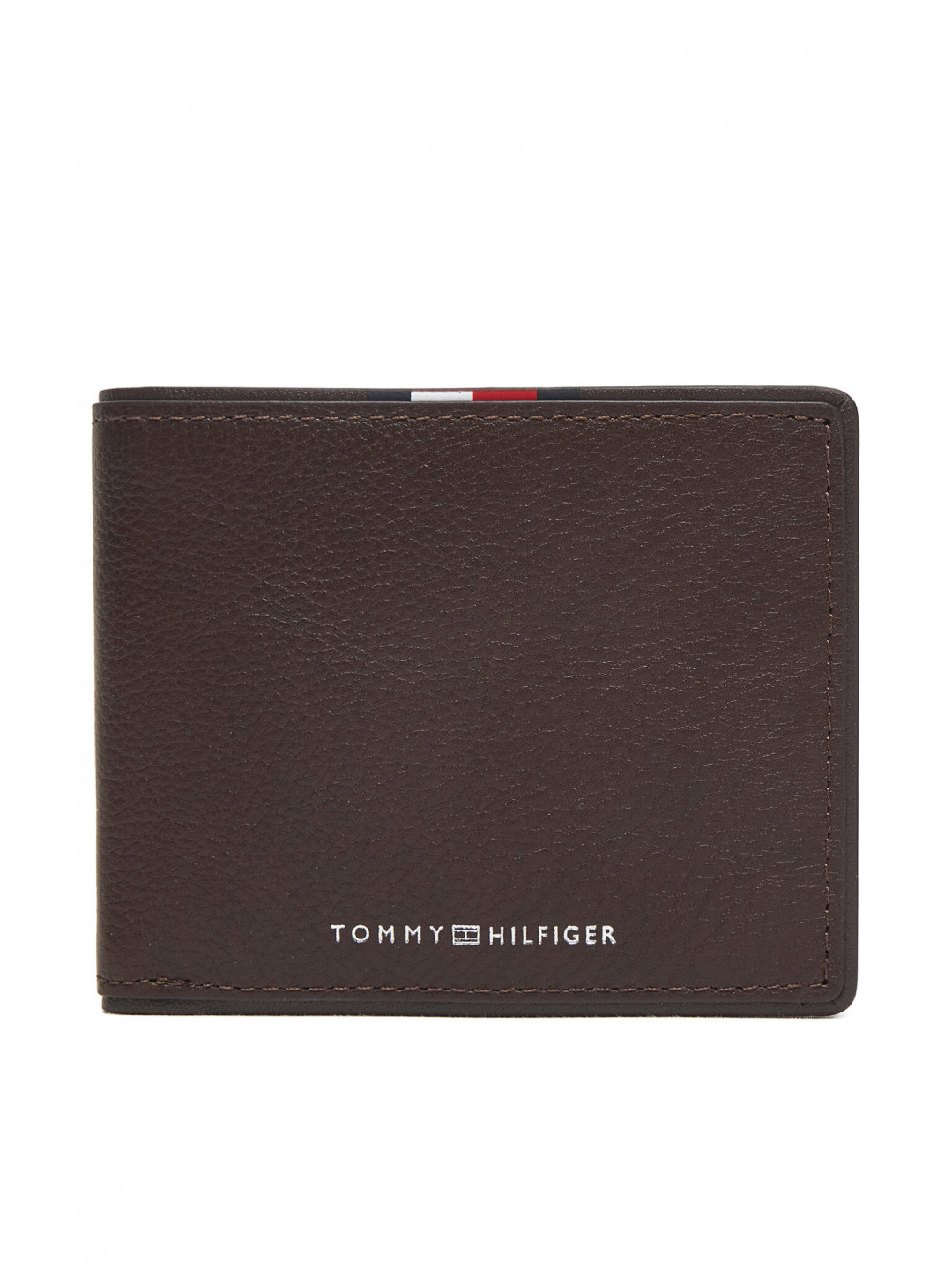 Tommy Hilfiger Velká pánská peněženka Th Corp Mini Cc Wallet AM0AM13739 Hnědá